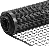 BOEN 100-ft x 4-ft 6-Gauge Black Plastic Extruded Mesh Rolled Fencing
