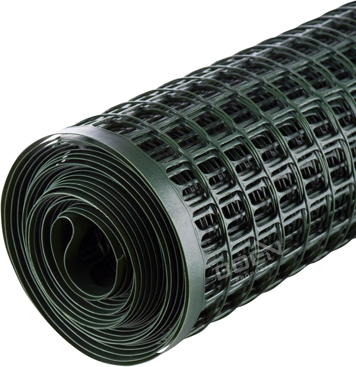 BOEN 100-ft x 4-ft 6-Gauge Green Plastic Extruded Mesh Rolled Fencing