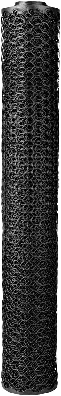 BOEN 100-ft x 4-ft 6-Gauge Black Plastic Extruded Mesh Rolled Fencing