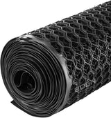 BOEN 100-ft x 4-ft 6-Gauge Black Plastic Extruded Mesh Rolled Fencing