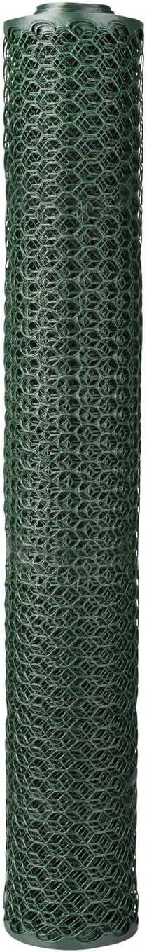 BOEN 50-Feet x 4-Feet Green Plastic Hex Netting Fencing