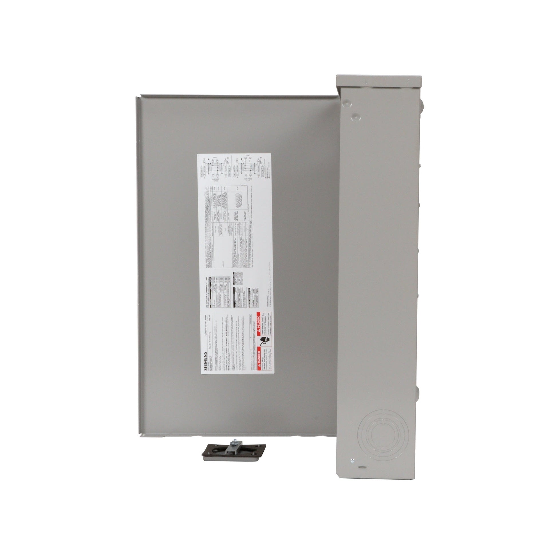 Siemens PN 200-Amp 8-space load center - interior view