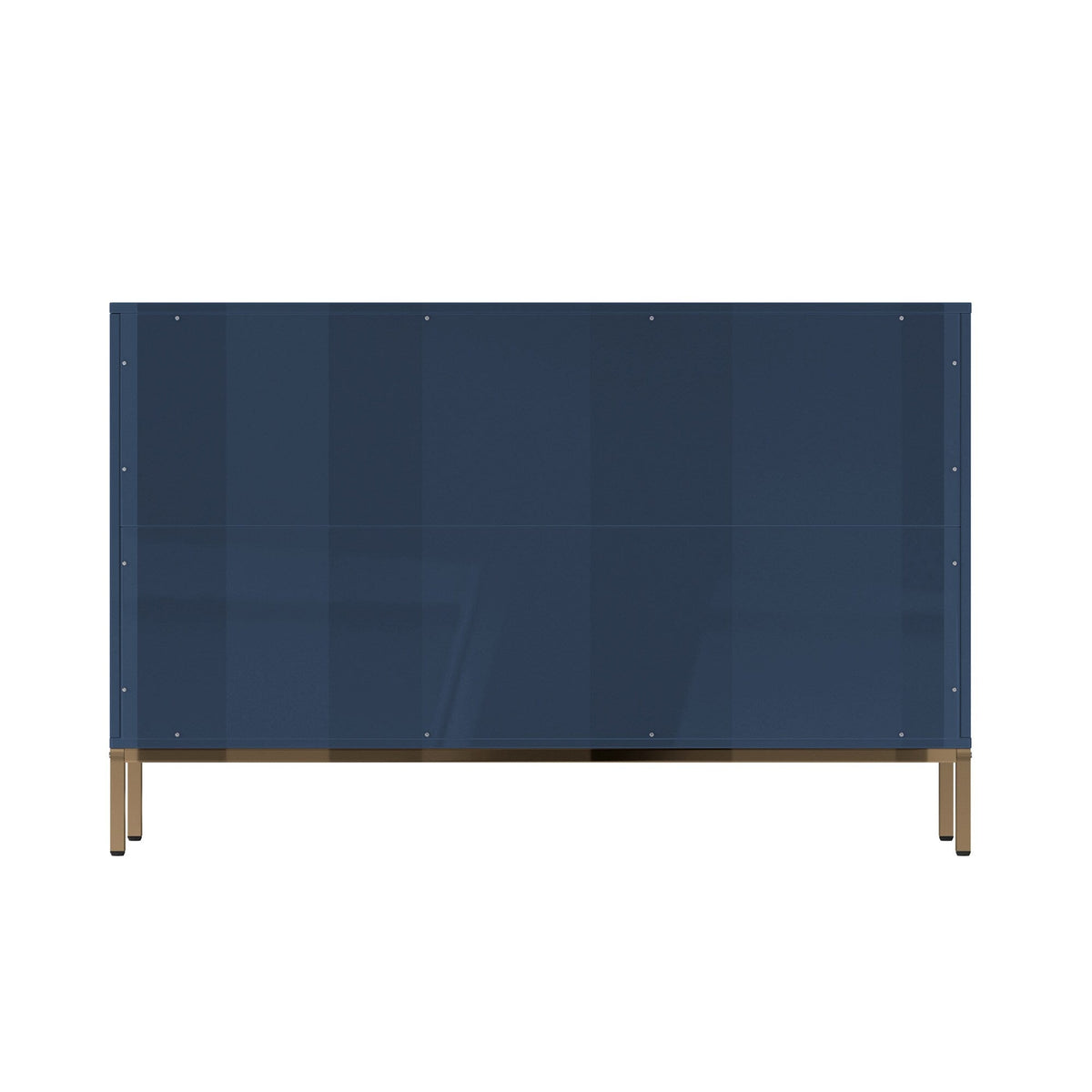 Clihome 6 drawers cabinet Blue 6-Drawer Accent Chest