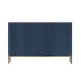 Clihome 6 drawers cabinet Blue 6-Drawer Accent Chest