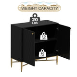 Clihome 15.75-in W x 32.87-in H Mdf Black Freestanding Utility Storage Cabinet
