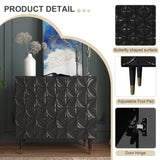 Clihome 15.75-in W x 31-in H Mdf Black Freestanding Utility Storage Cabinet