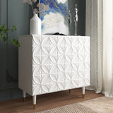 Clihome 15.75-in W x 31-in H Mdf White Freestanding Utility Storage Cabinet