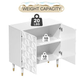 Clihome 15.75-in W x 31-in H Mdf White Freestanding Utility Storage Cabinet