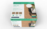10-Pack Teak Prefinished Pressure Treated Composite Deck Tile