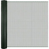BOEN 15-ft x 3-ft 7-Gauge Green Plastic Extruded Mesh Rolled Fencing