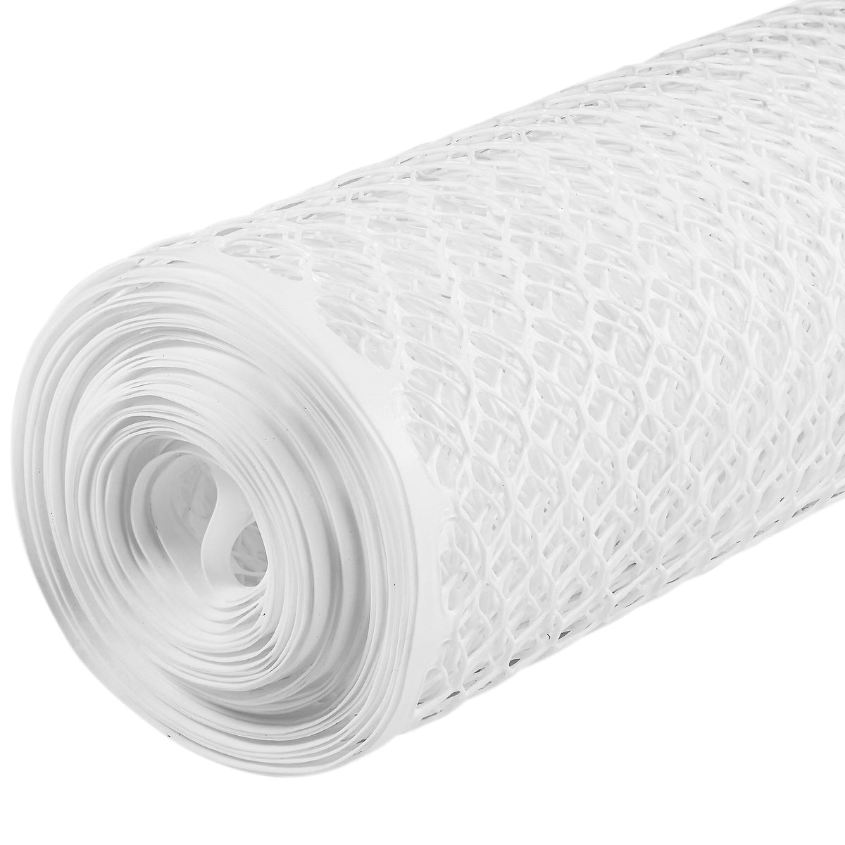 BOEN 15-ft x 3-ft 7-Gauge White Plastic Extruded Mesh Rolled Fencing