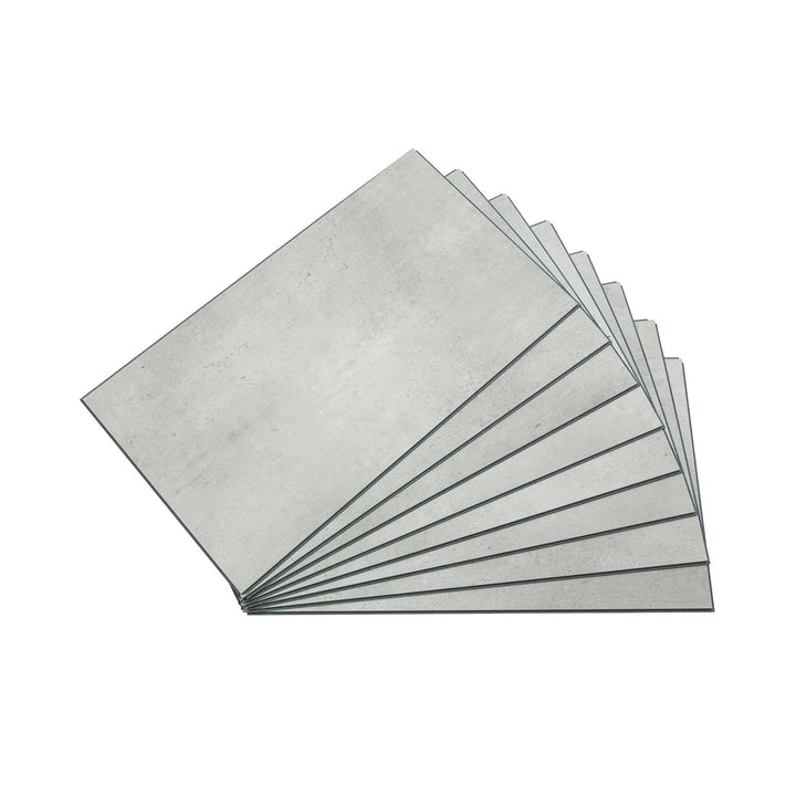 PALISADE Frost Nickel 26-in x 15-in Matte PVC Wall Tile product image
