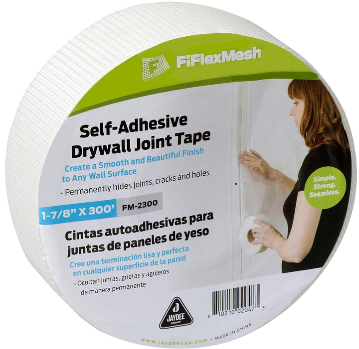 BOEN Fiberglass Mesh Construction 2-in x 300-ft Mesh Construction Self-adhesive Drywall Joint Tape 3-Pack