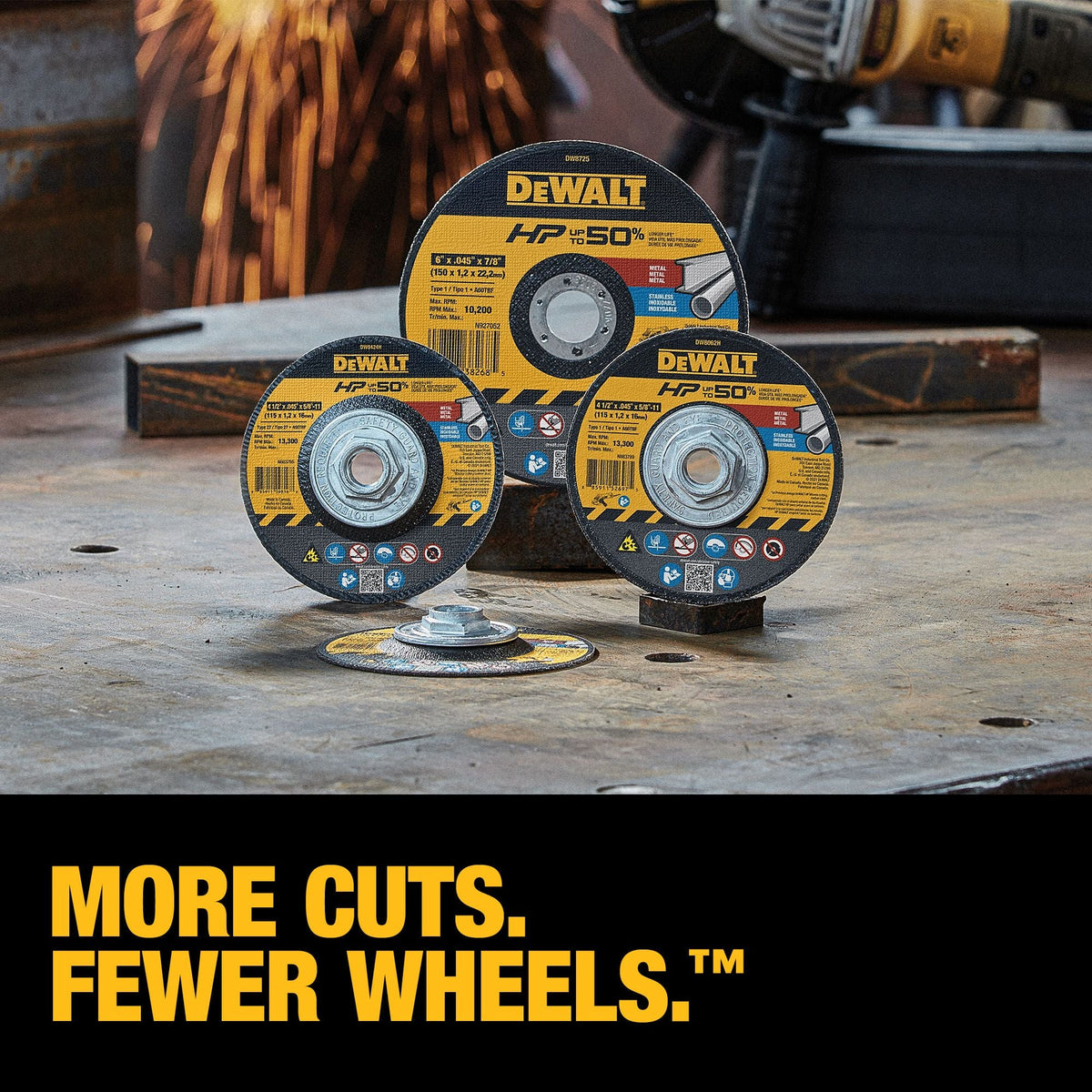 DEWALT 5-Pack Aluminum Oxide 4-in Grinding Wheel