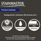 STAINMASTER Ambleside Elm 10-mm T x 7-1/2-in W x 50-in L Waterproof Wood Plank Laminate Flooring (21.06-sq ft / Carton)