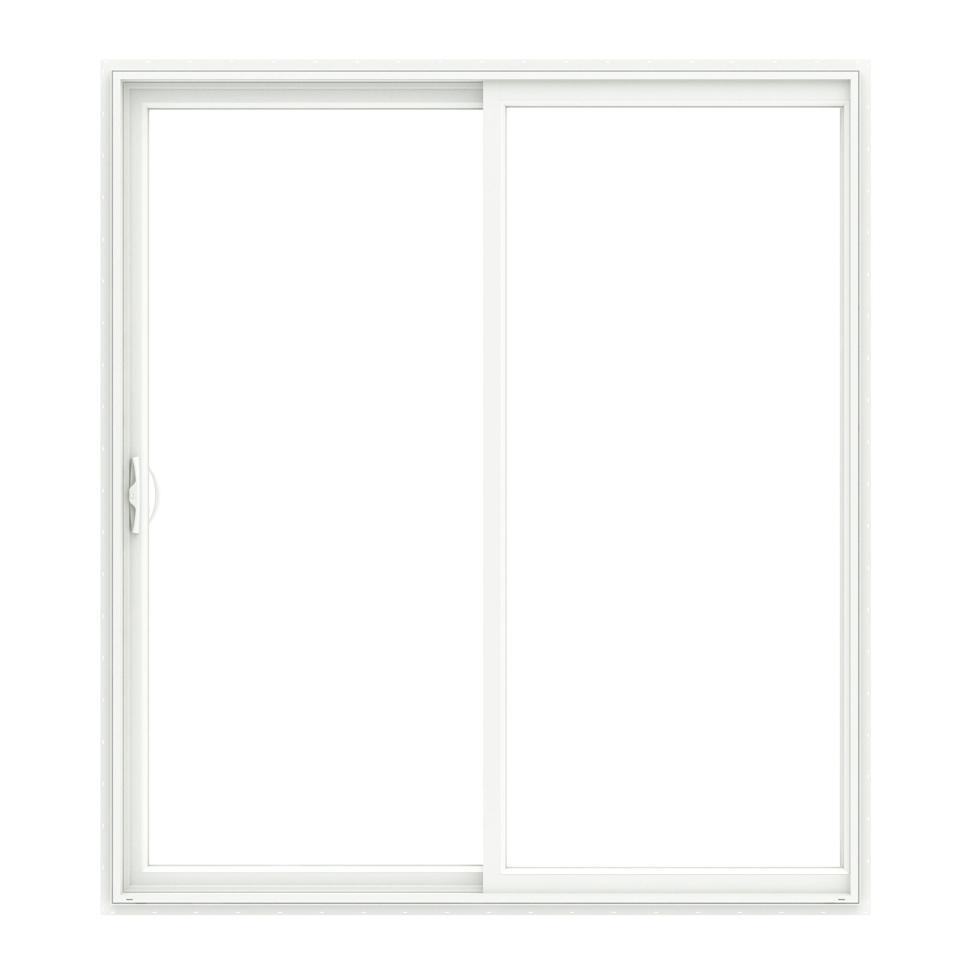 Pella 96-in x 96-in Vinyl Sliding, Left-hand sliding – primary product view