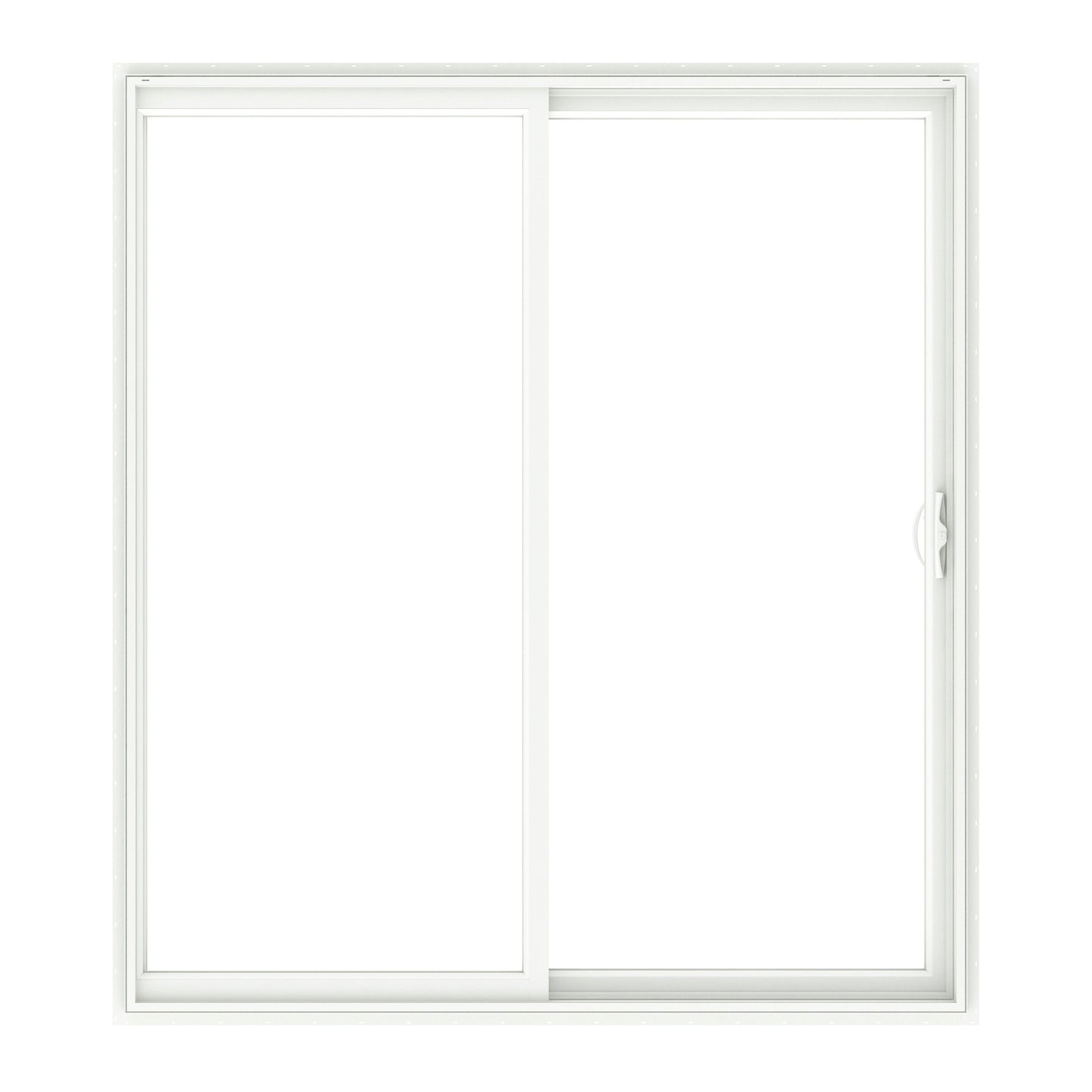 Pella 72-in x 80-in Vinyl Sliding, Universal reversible – primary product view