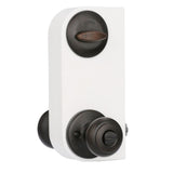 Cove Venetian Bronze Exterior Entry Door Knob and Single Cylinder Deadbolt Combo Pack - Super Arbor