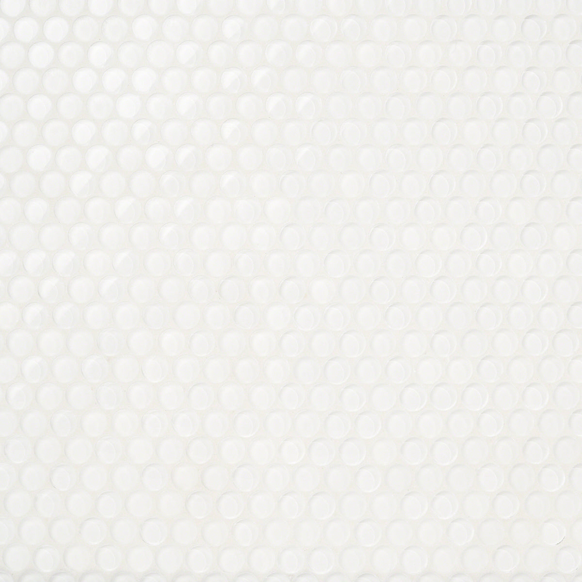 Artmore Tile Lumin White 12-in x 12-in Multi-finish Glass Penny round Mosaic Wall Tile product image