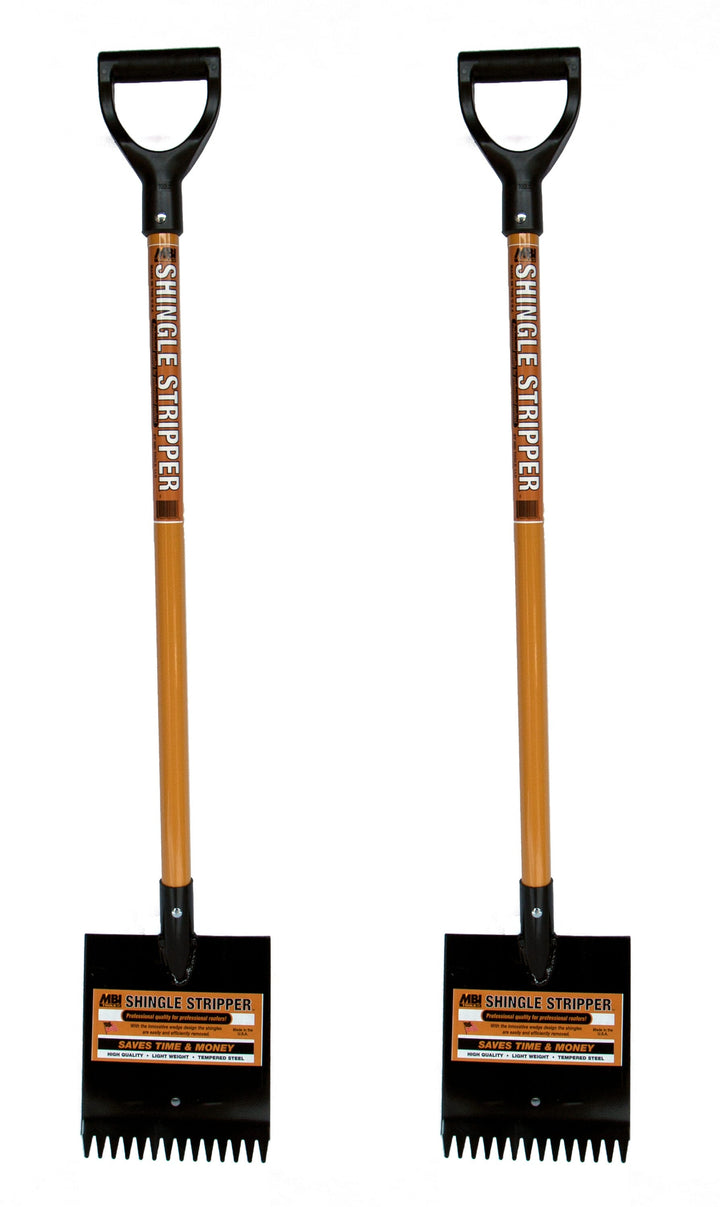 MBI Tools Shingle Stripper Roof Shovel, 2-Pack (46-in Handle, 8-in Blade)