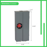 Square D Square D Homeline Brand Only 200-Amp 20-space load center - angle view
