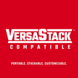 CRAFTSMAN VERSASTACK 30.4-in Black Polypropylene Rolling Lockable Tool Box