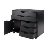 Winsome Wood Halifax Black 5-Drawer 30.71-in File Cabinet