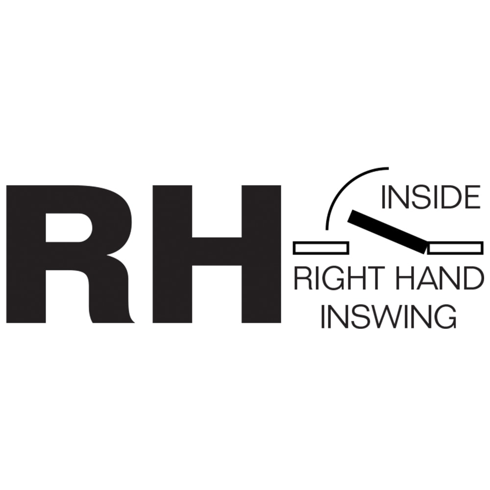 JELD-WEN 36x80 Steel prehung entry door, Right-hand inswing, Painted – logo view 5