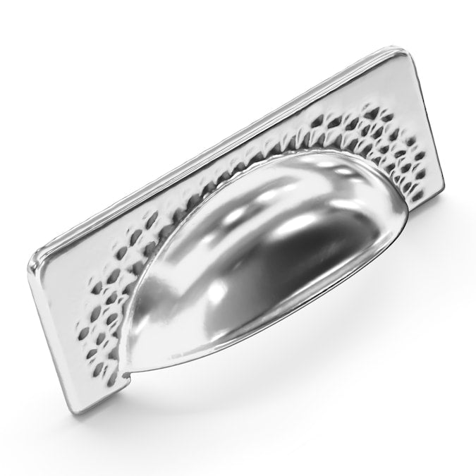 Hickory Hardware Craftsman 3-3/4-in (96mm) Center to Center Chrome Arch Cup Drawer Pull