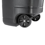 Blue Hawk 45-Gallon Black Plastic Wheeled Trash Can with Lid