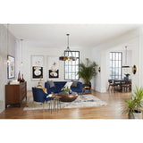 Progress Lighting Adagio 6-Light Black Modern/Contemporary Geometric Large Hanging Pendant Light