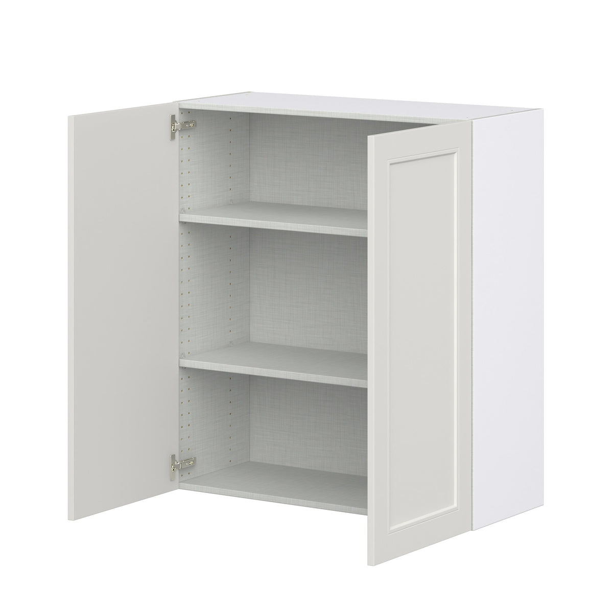 Hugo&Borg Belcourt 36-in W x 40-in H x 14-in D Gray Painted Wall Fully Assembled Cabinet (Recessed Panel Shaker Door Style)