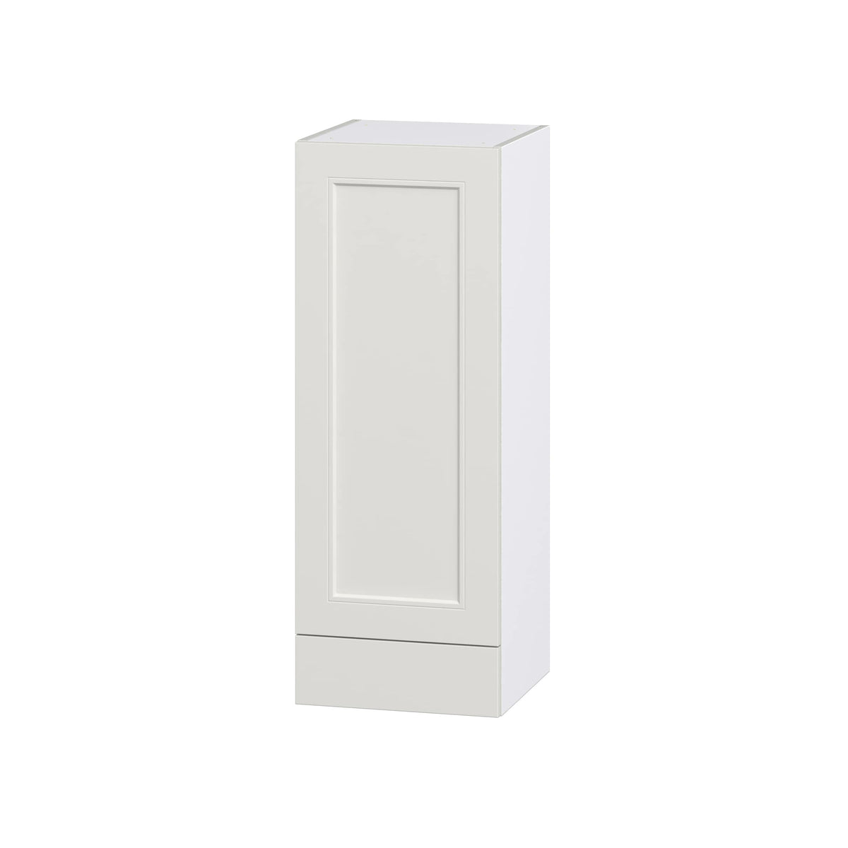 Hugo&Borg Belcourt 15-in W x 40-in H x 14-in D Gray Painted 1-Drawer Wall Fully Assembled Cabinet (Recessed Panel Shaker Style)