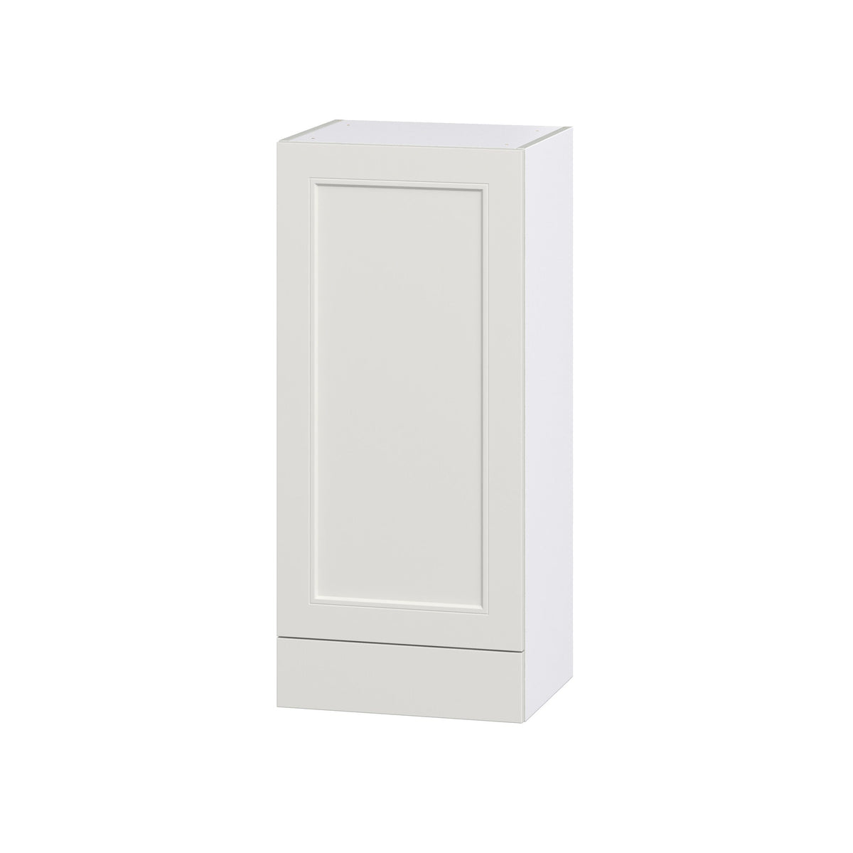 Hugo&Borg Belcourt 18-in W x 40-in H x 14-in D Gray Painted 1-Drawer Wall Fully Assembled Cabinet (Recessed Panel Shaker Style)