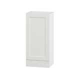 Hugo&Borg Belcourt 18-in W x 40-in H x 14-in D Gray Painted 1-Drawer Wall Fully Assembled Cabinet (Recessed Panel Shaker Style)