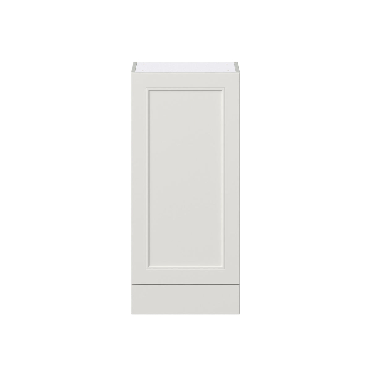 Hugo&Borg Belcourt 18-in W x 40-in H x 14-in D Gray Painted 1-Drawer Wall Fully Assembled Cabinet (Recessed Panel Shaker Style)