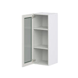 Hugo&Borg Belcourt 15-in W x 40-in H x 14-in D Gray Painted Wall Fully Assembled Cabinet (Recessed Panel Shaker Door Style)