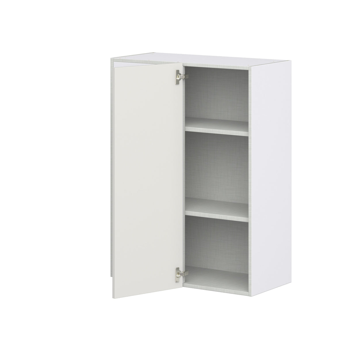Hugo&Borg Belcourt 30-in W x 40-in H x 14-in D Gray Painted Wall Fully Assembled Cabinet (Recessed Panel Shaker Door Style)