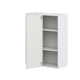 Hugo&Borg Belcourt 30-in W x 40-in H x 14-in D Gray Painted Wall Fully Assembled Cabinet (Recessed Panel Shaker Door Style)