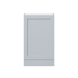 Hugo&Borg Charlesberg 24-in W x 40-in H x 14-in D Gray 1-Drawer Wall Fully Assembled Cabinet (Recessed Panel Shaker Style)