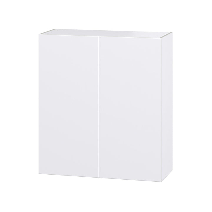 Hugo&Borg Lasalle 36-in W x 40-in H x 14-in D Bright White Slab Wall Fully Assembled Cabinet (Flat Panel Slab Door Style)