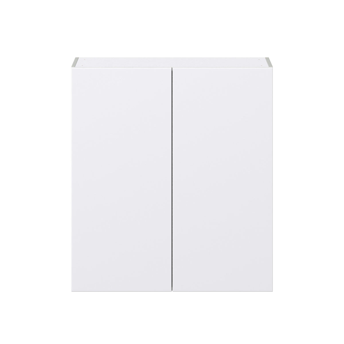 Hugo&Borg Lasalle 36-in W x 40-in H x 14-in D Bright White Slab Wall Fully Assembled Cabinet (Flat Panel Slab Door Style)