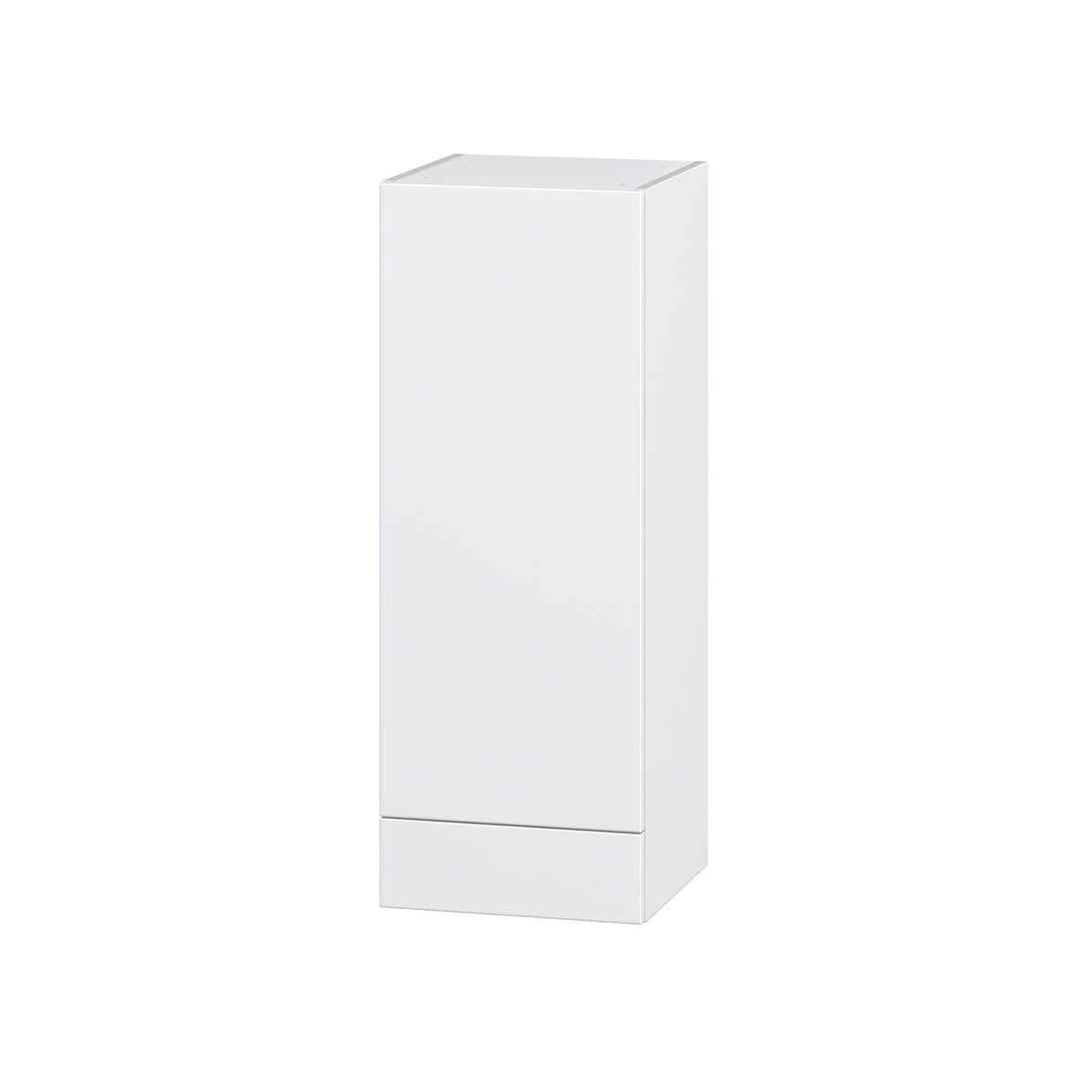 Hugo&Borg Lasalle 15-in W x 40-in H x 14-in D Bright White Slab 1-Drawer Wall Fully Assembled Cabinet (Flat Panel Slab Style)