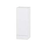 Hugo&Borg Lasalle 15-in W x 40-in H x 14-in D Bright White Slab 1-Drawer Wall Fully Assembled Cabinet (Flat Panel Slab Style)