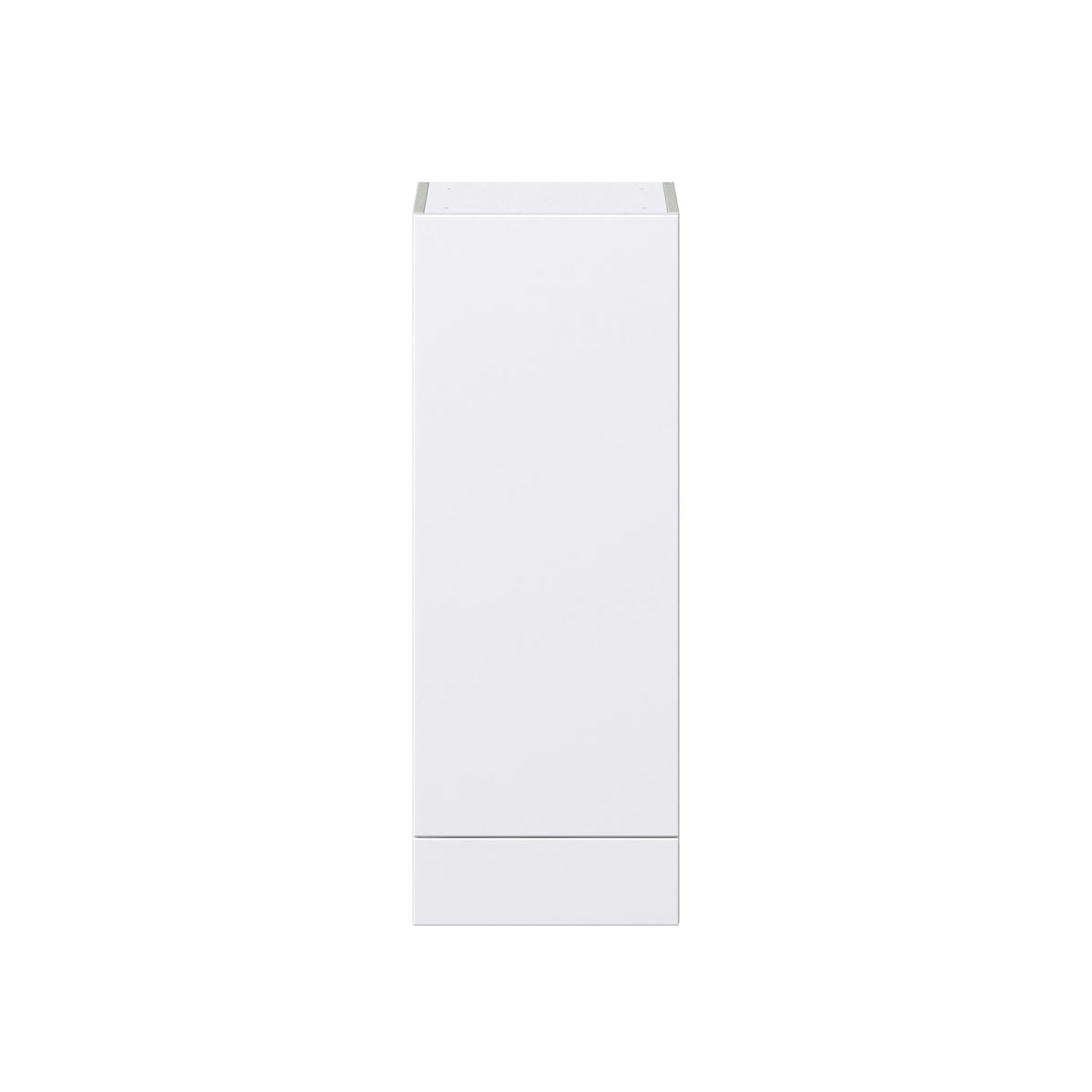 Hugo&Borg Lasalle 15-in W x 40-in H x 14-in D Bright White Slab 1-Drawer Wall Fully Assembled Cabinet (Flat Panel Slab Style)