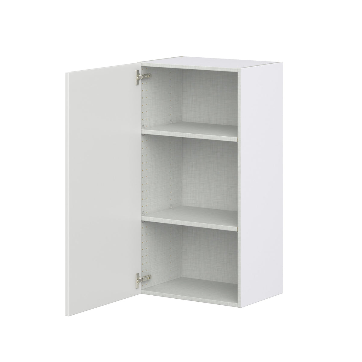 Hugo&Borg Riviera 21-in W x 40-in H x 14-in D Bright White Wall Fully Assembled Cabinet (Recessed Panel Shaker Door Style)
