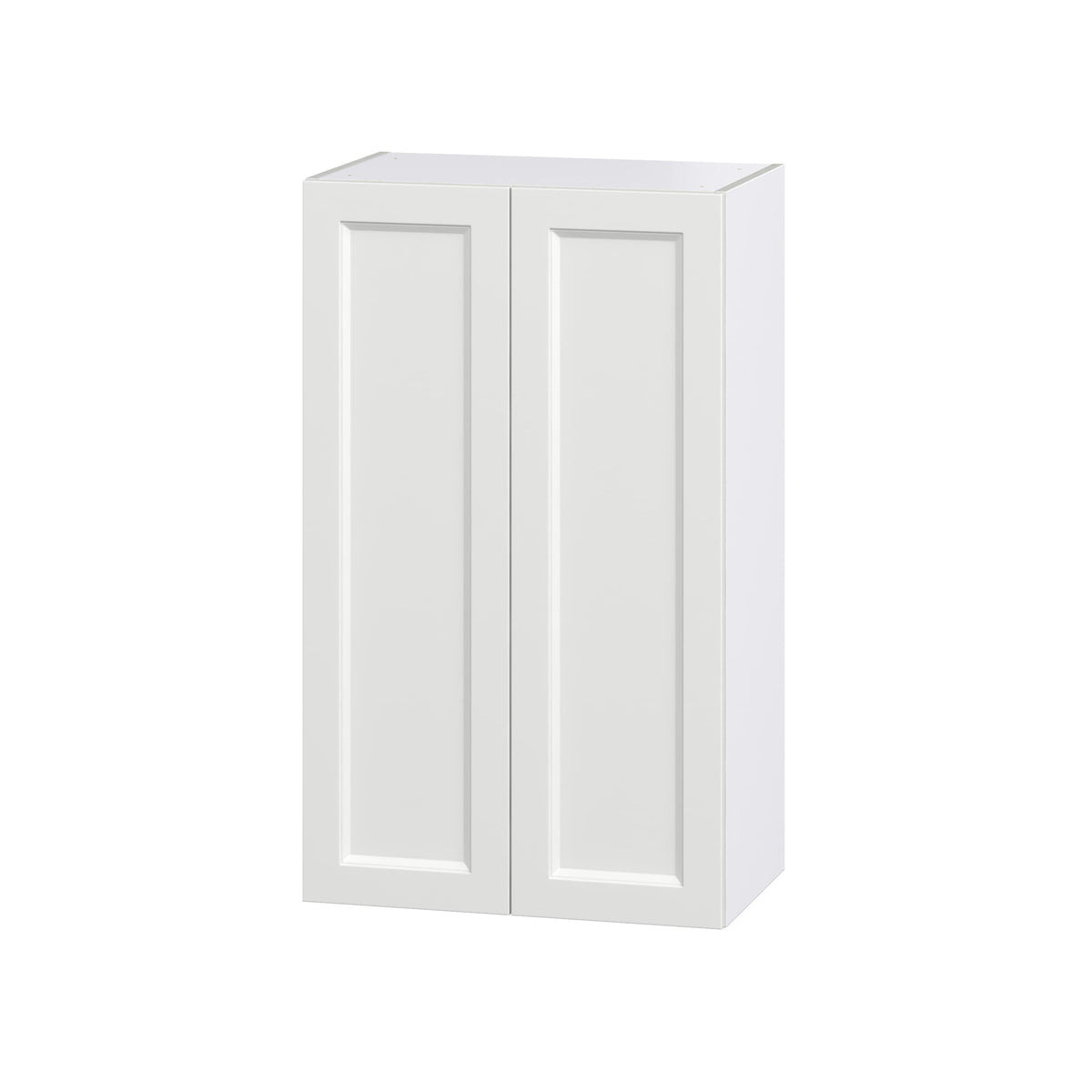 Hugo&Borg Riviera 24-in W x 40-in H x 14-in D Bright White Wall Fully Assembled Cabinet (Recessed Panel Shaker Door Style)