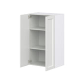 Hugo&Borg Riviera 24-in W x 40-in H x 14-in D Bright White Wall Fully Assembled Cabinet (Recessed Panel Shaker Door Style)