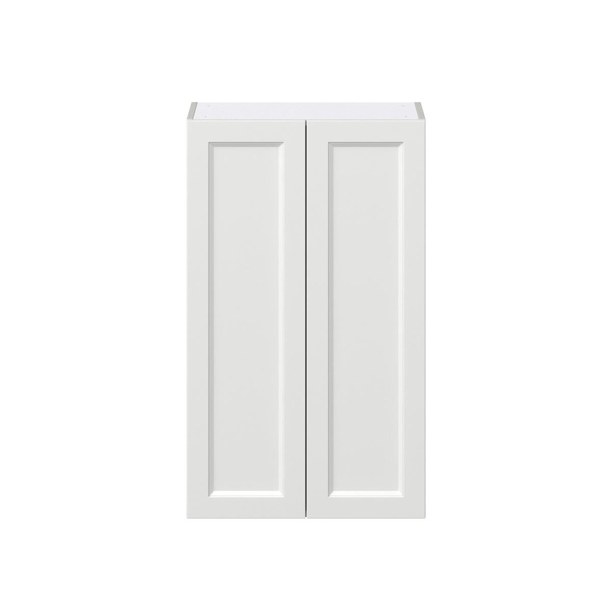 Hugo&Borg Riviera 24-in W x 40-in H x 14-in D Bright White Wall Fully Assembled Cabinet (Recessed Panel Shaker Door Style)