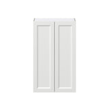 Hugo&Borg Riviera 24-in W x 40-in H x 14-in D Bright White Wall Fully Assembled Cabinet (Recessed Panel Shaker Door Style)